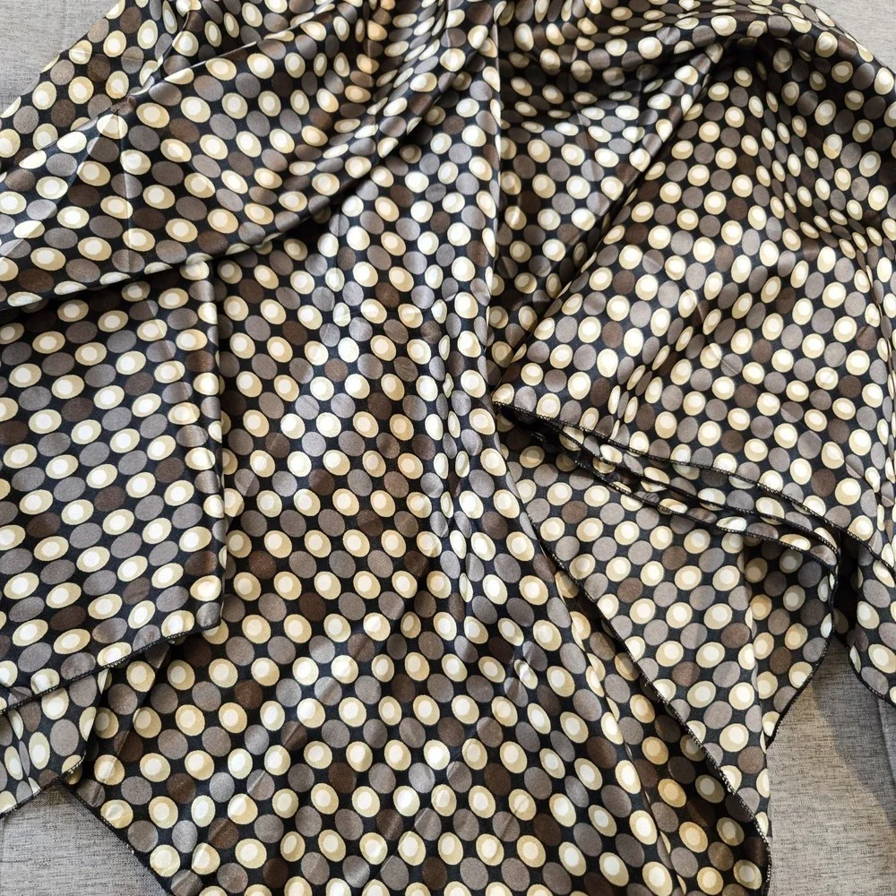 Unbranded Women's Satin Scarf Beautiful Oval Design 40